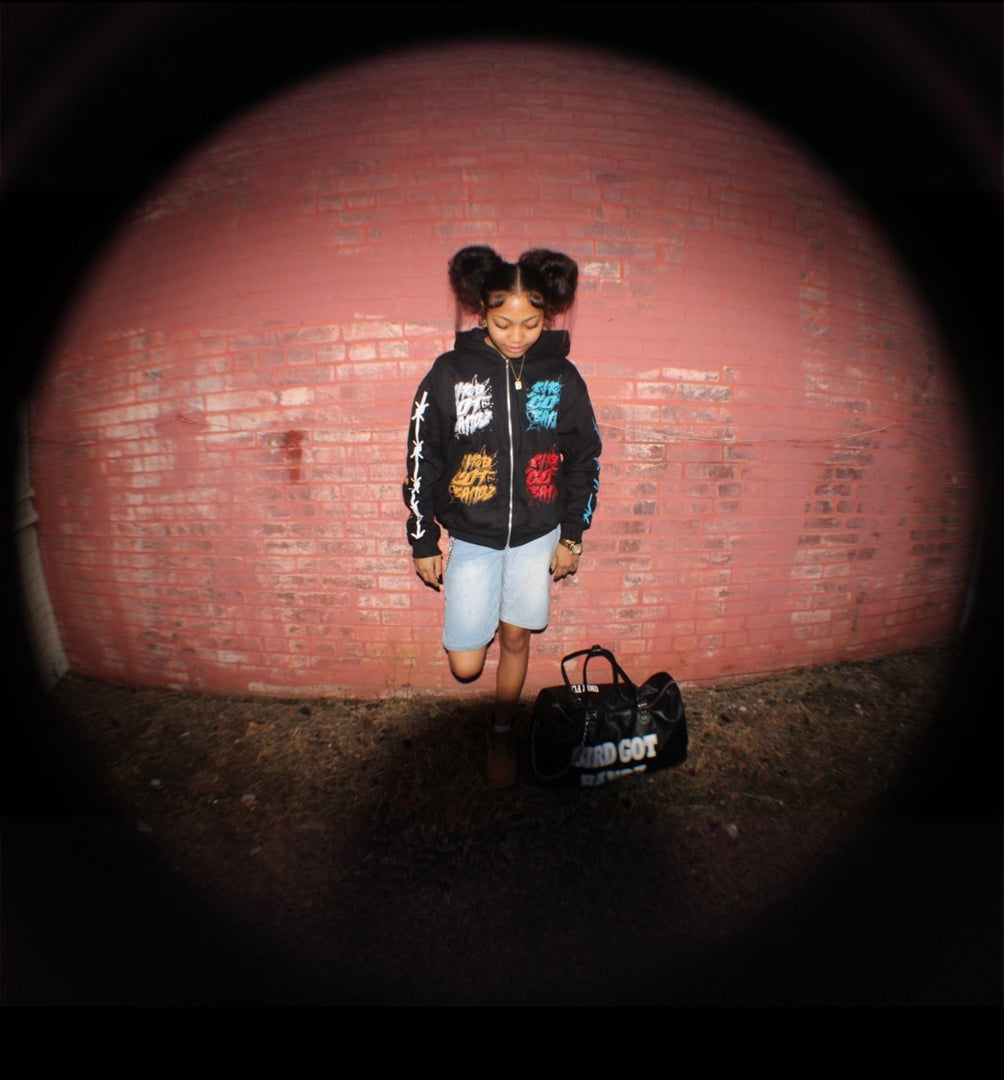 Black “Moody” Zip Up
