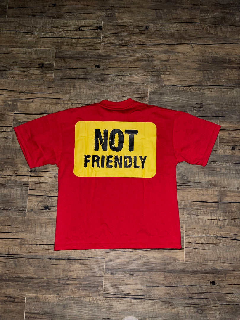 FUCK OFF RED TEE