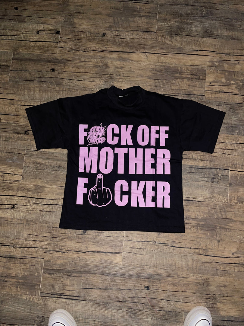 FUCK OFF PINK TEE